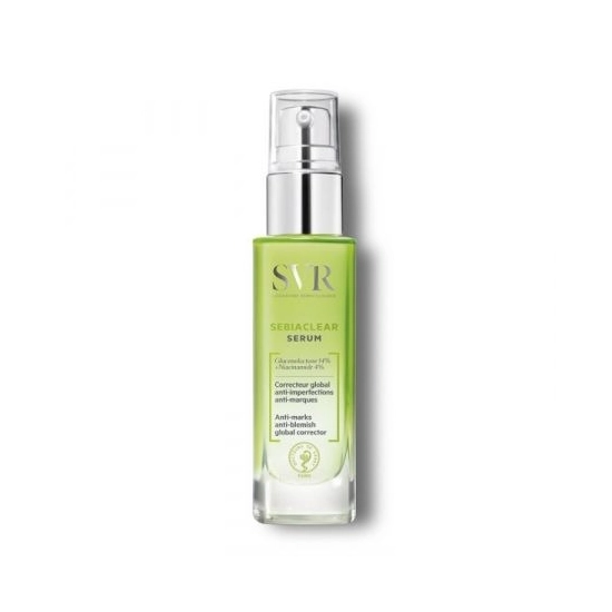 SVR SEBICLEAR SERUM 30 ML - INNOWACYJNE SERUM DO SKÓRY Z TRĄDZIKIEM I NADMIERNYM SEBUM