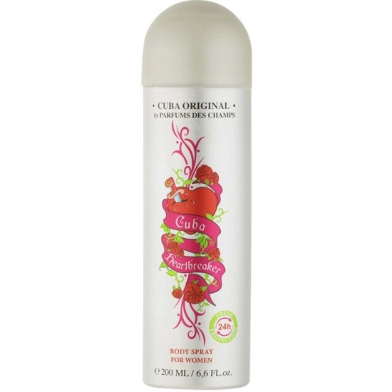 CUBA HEARTBREAKER DEZODORANT – ZMYSŁOWA OCHRONA I ŚWIEŻOŚĆ DLA KOBIET – 200 ML