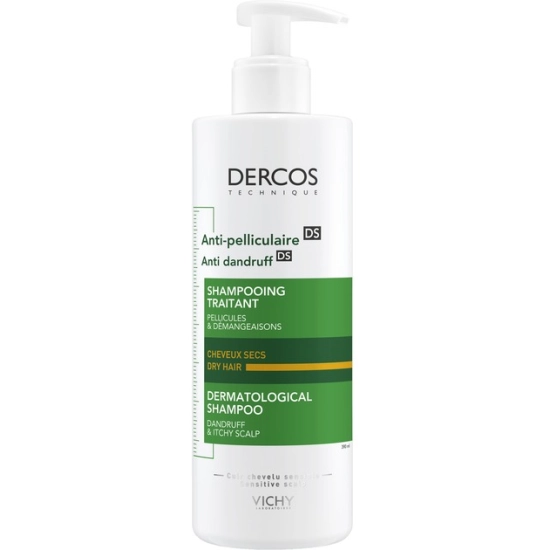VICHY DERCOS ANTI-DANDRUFF SHAMPOO – SZAMPON PRZECIWŁUPIEŻOWY DO WŁOSÓW SUCHYCH 390 ML