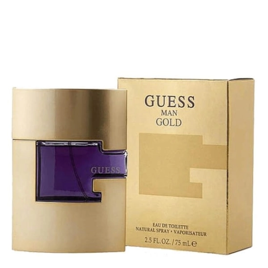GUESS MAN GOLD EDT (M) 75 ML - WODA TOALETOWA DLA MĘŻCZYZN