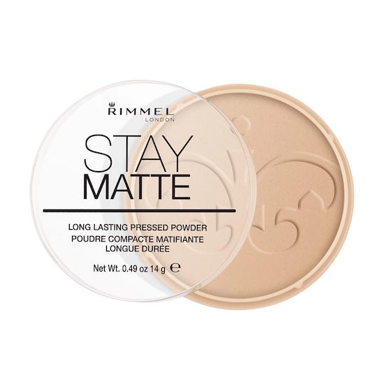RIMMEL STAY MATTE 004 SANDSTORM 14G – DŁUGOTRWAŁY PUDER MATUJĄCY DO TWARZY