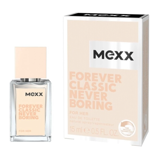 MEXX FOREVER CLASSIC NEVER BORING EDT 15 ML - ŚWIEŻA WODA TOALETOWA DLA KOBIET