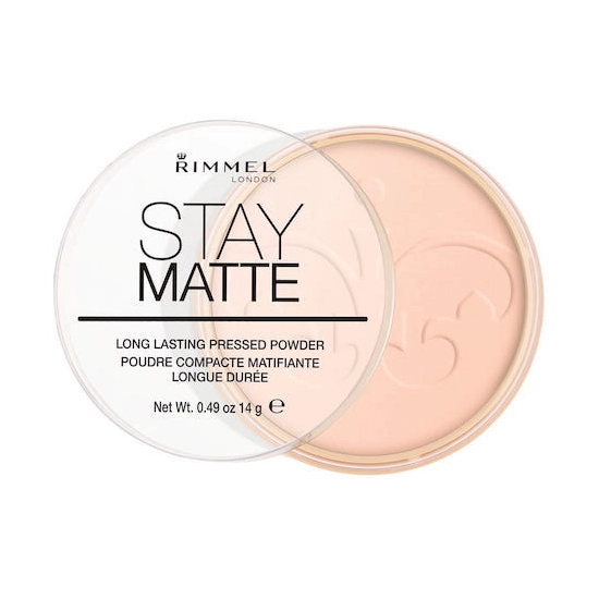 RIMMEL LONDON STAY MATTE LONG LASTING POWDER 002 PINK BLOSSOM (W) 14 G - PUDER MATUJĄCY