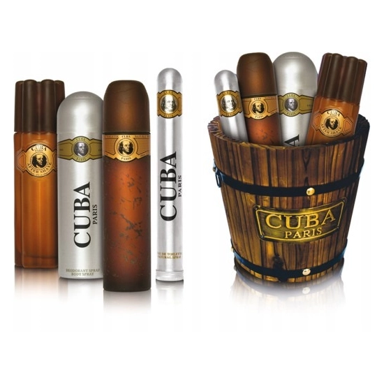 CUBA GOLD SET (M) - ZESTAW PREZENTOWY Z WODĄ TOALETOWĄ I AKCESORIAMI