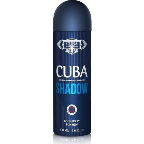 CUBA SHADOW DEZODORANT – ZMYSŁOWA OCHRONA I ŚWIEŻOŚĆ DLA MĘŻCZYZN – 200 ML