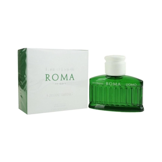 LAURA BIAGIOTTI ROMA UOMO GREEN SWING EAU DE TOILETTE – WODA TOALETOWA DLA MĘŻCZYZN 200 ML