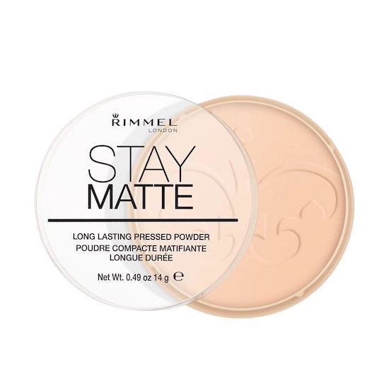 RIMMEL STAY MATTE 006 WARM BEIGE 14G – DŁUGOTRWAŁY PUDER MATUJĄCY DO TWARZY