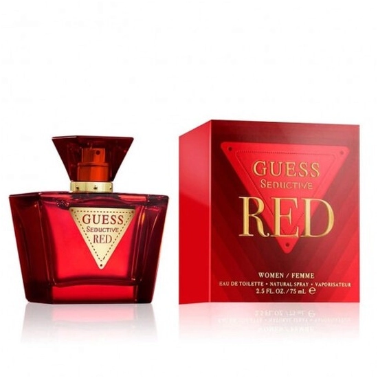 GUESS SEDUCTIVE RED EAU DE TOILETTE – ZMYSŁOWY ZAPACH DLA KOBIET – 75 ML (BEZ CELLOPHANE)