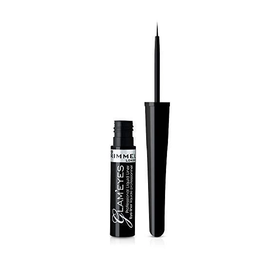 RIMMEL LONDON GLAM EYES 001 BLACK GLAMOUR (W) 3,5 ML - EYELINER