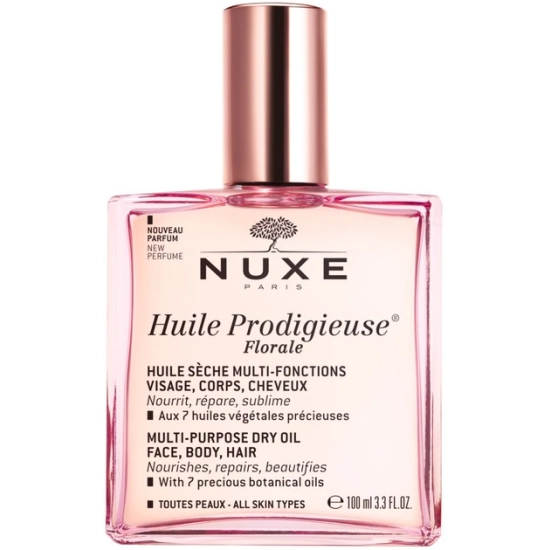 NUXE HUILE PRODIGIEUSE FLORALE MULTI-PURPOSE DRY OIL (W) 100 ML - WIELOFUNKCYJNY OLEJEK DO CIAŁA, WŁOSÓW I TWARZY