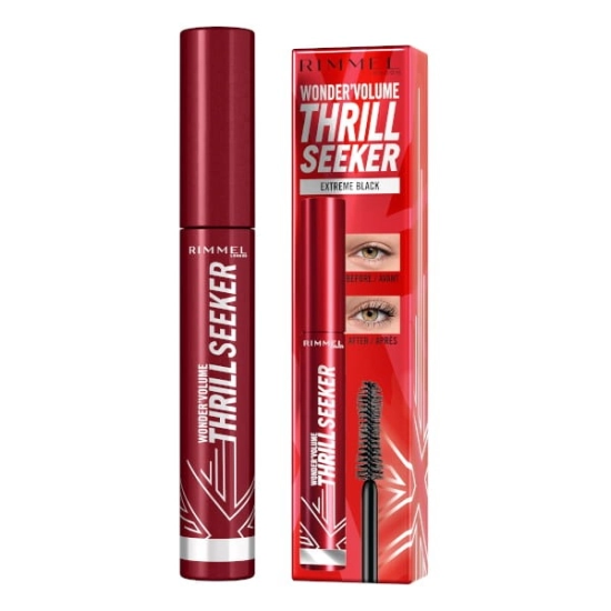 RIMMEL LONDON THRILL SEEKER EXTREME BLACK (W) 8 ML - MASCARA DO RZĘS