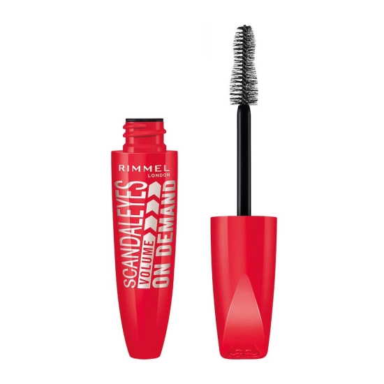RIMMEL LONDON SCANDAL EYES VOLUME ON DEMAND 001 BLACK (W) 12 ML - TUSZ DO RZĘS
