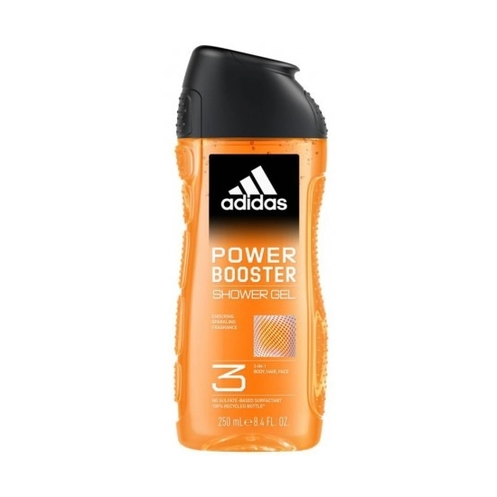 ADIDAS POWER BOOSTER SHOWER GEL 3-IN-1 (M) 250 ML - ŻEL POD PRYSZNIC DLA MĘŻCZYZN