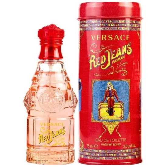 VERSACE RED JEANS WOMAN EDT 75ML WODA TOALETOWA DAMSKA KWIATOWA