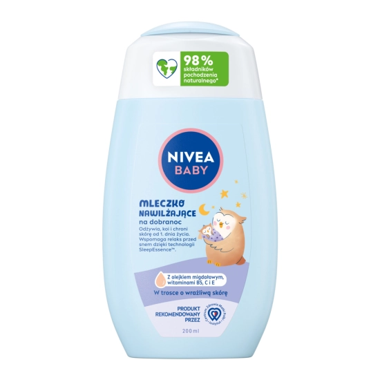 Nivea Baby Mleczko nawilżające na dobranoc 200 ml