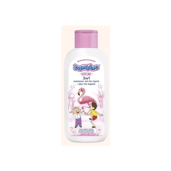 Bambino Dzieciaki 3w1 Szampon Żel pod prysznic i płyn do kąpieli – Flaming 400 ml