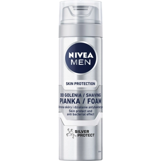 Nivea Men Silver Protect – pianka do golenia 200 ml