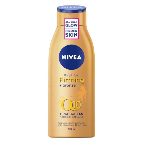 Nivea Body Ujędrniający balsam do ciała z efektem brązującym Q10 400 ml
