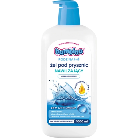 Nivea BAMBINO RODZINA Żel 1000 ml p/prysznic Hiper.