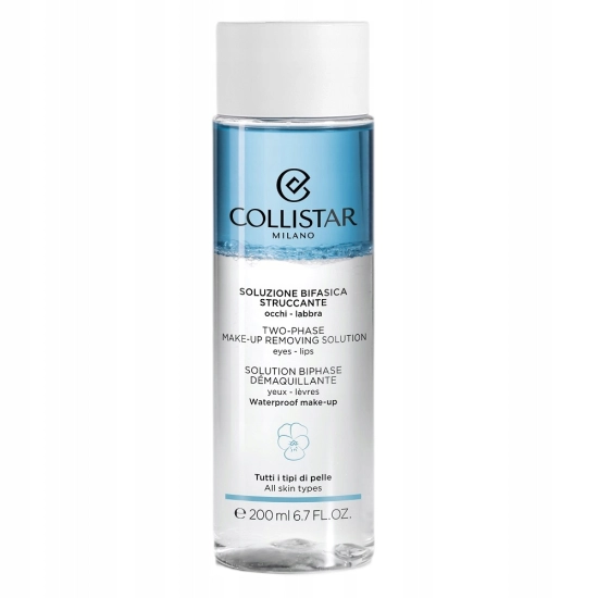 Collistar Two-Phase Make-Up Removing Solution – dwufazowy płyn do demakijażu 200 ml