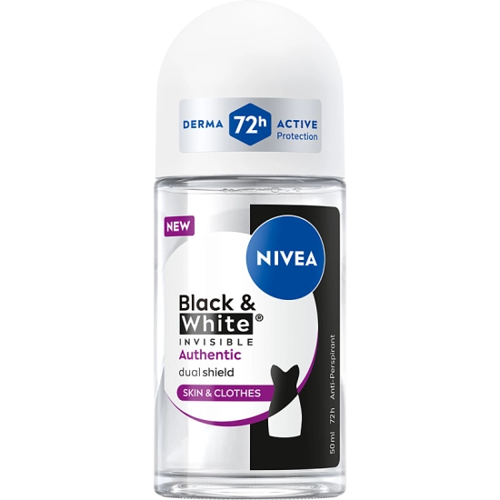 Nivea Black&White Invisible Authentic Antyperspirant w kulce 50 ml