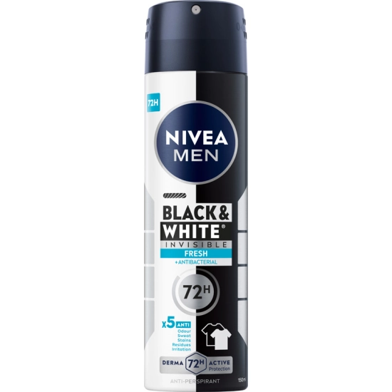 Nivea Men Antyperspirant w sprayu Black & White Invisible Fresh 150 ml