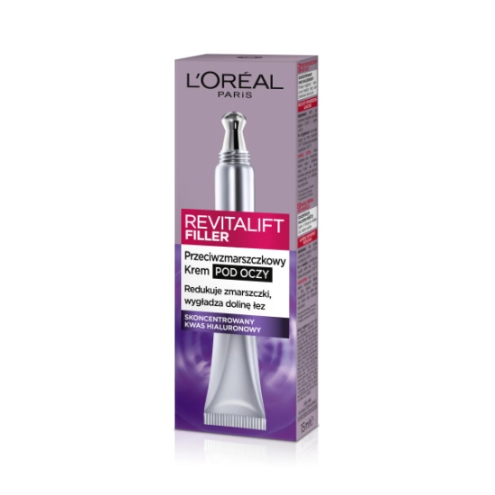 L’Oréal Paris Revitalift Filler Przeciwzmarszczkowy Krem pod oczy 15 ml