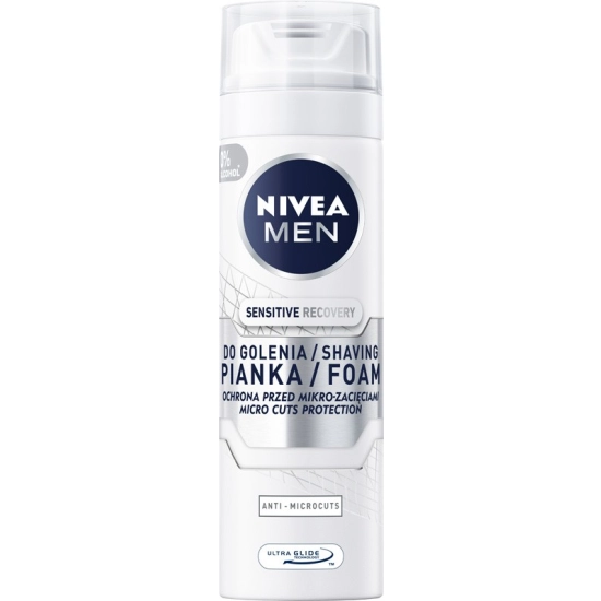 Nivea Men Sensitive Recovery – regenerująca pianka do golenia 200 ml