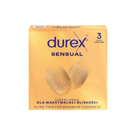 Durex Sensual – prezerwatywy supercienkie 3 szt.