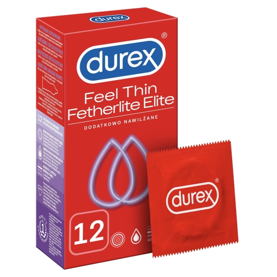 Durex Elite Fetherlite – prezerwatywy 12 szt.