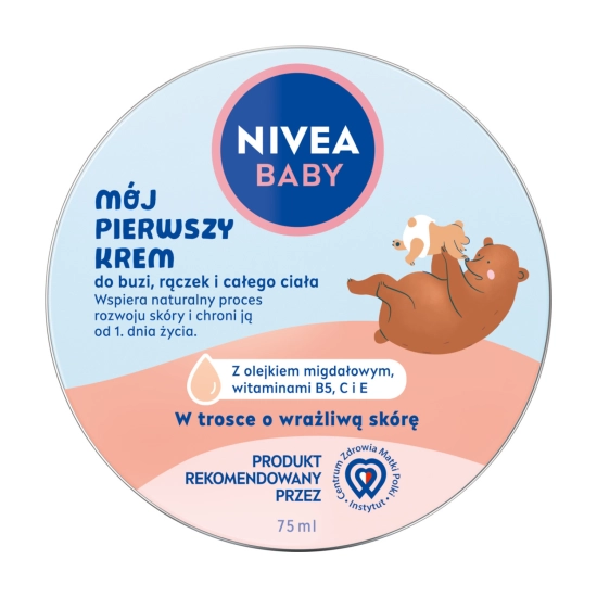 Nivea Baby Mój Pierwszy Krem – krem do twarzy, rąk i ciała 75 ml