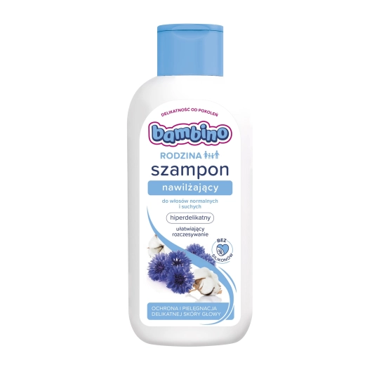 Bambino Rodzina Szampon nawilżający do włosów normalnych i suchych 400 ml