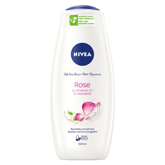 Nivea Care Shower Pielęgnujący żel pod prysznic Rose & Almond oil 500 ml