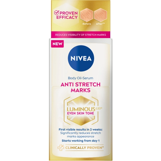 Nivea LUMINOUS630 Oil Even Skin Tone Anti Stretch Marks Serum do ciała 100 ml