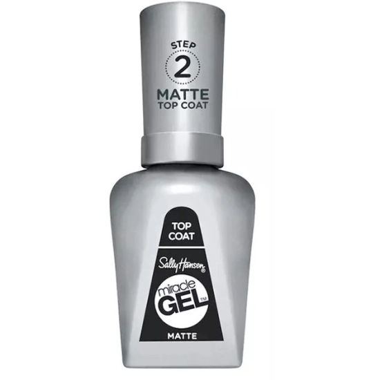 Sally Hansen Miracle Gel Top Coat Matte – matowy lakier nawierzchniowy do paznokci 14,7 ml