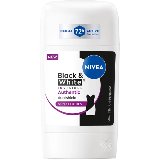 Nivea Black&White Invisible Authentic Antyperspirant w sztyfcie 50 ml