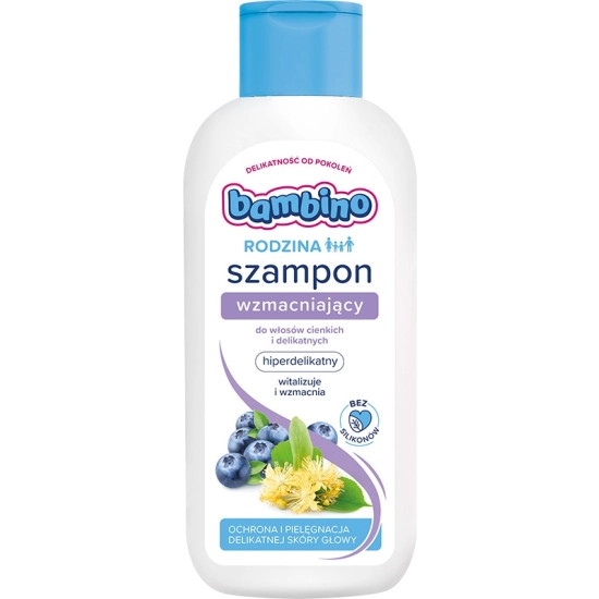 Bambino Rodzina – szampon wzmacniający do włosów cienkich i delikatnych 400 ml