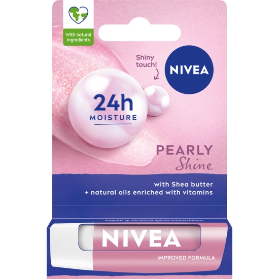 Nivea Lip Care Pielęgnująca pomadka do ust Pearly Shine 4.8 g