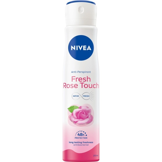 Nivea Fresh Rose Touch – antyperspirant damski w sprayu 250 ml