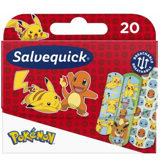 Salvequick Pokémon – plastry dla dzieci 20 szt.