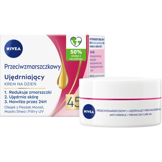 Nivea 45+ – ujędrniający krem przeciwzmarszczkowy na dzień 50 ml