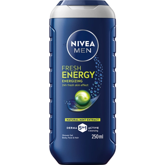 Nivea Men Energy – żel pod prysznic 3 w 1 250 ml