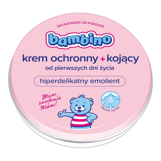 Bambino Ochronny krem kojący z tlenkiem cynku dla niemowląt i dzieci 75 ml