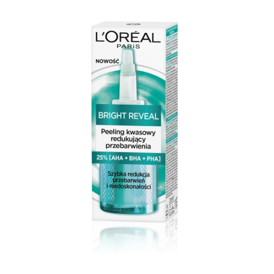 L’Oréal Paris Bright Reveal Peeling kwasowy redukujący przebarwienia 25 ml