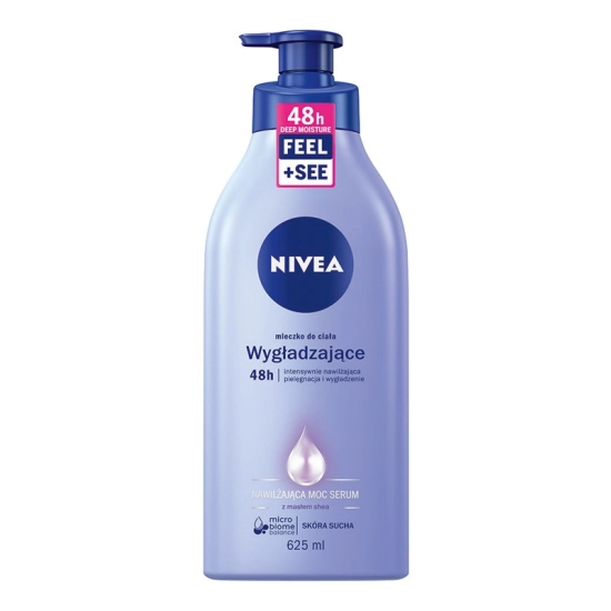 Nivea Body Milk Wygładzające mleczko do ciała z pompką 625 ml