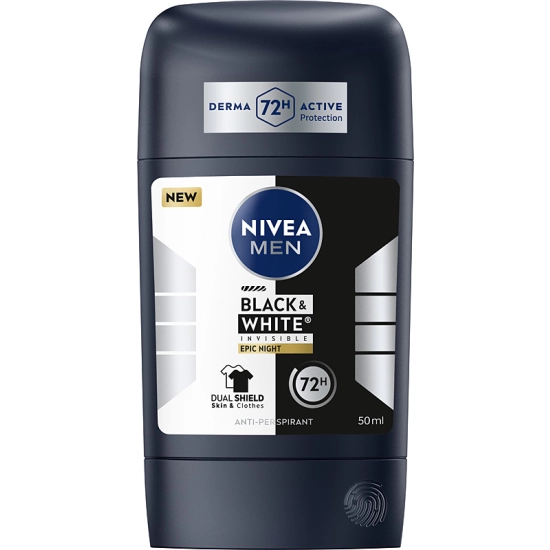 Nivea Men Black & White Epic Night – antyperspirant w sztyfcie 50 ml