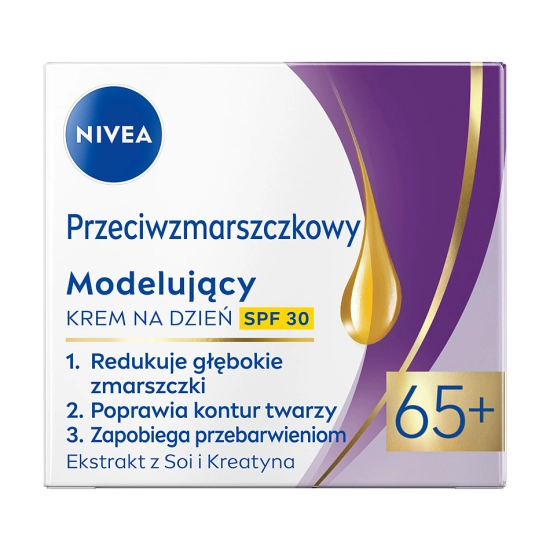 Nivea 65+ – przeciwzmarszczkowy krem modelujący na dzień 50 ml
