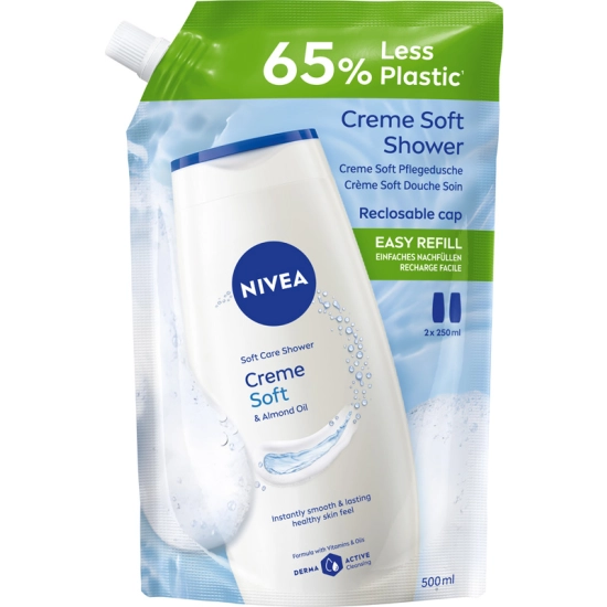 Nivea Żel pod prysznic zapas CREME SOFT 500 ml