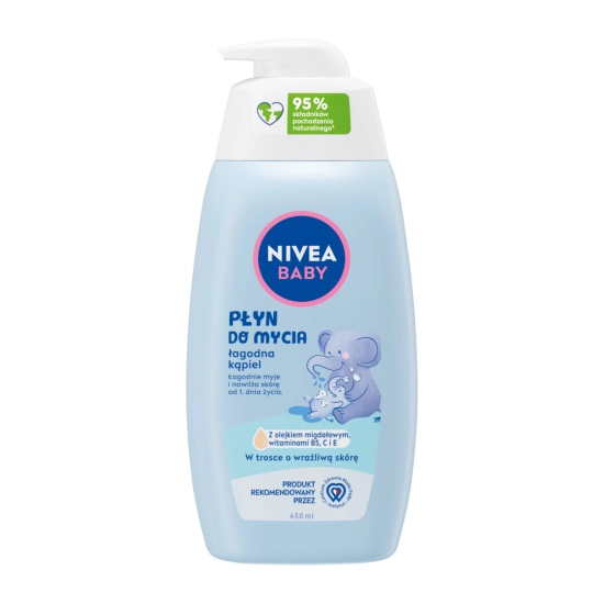 Nivea Baby Płyn do mycia łagodna kąpiel 450 ml