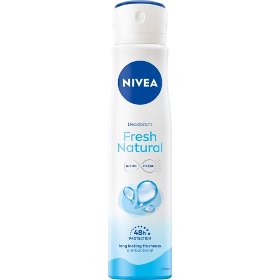 Nivea Fresh Natural – dezodorant damski w sprayu 250 ml